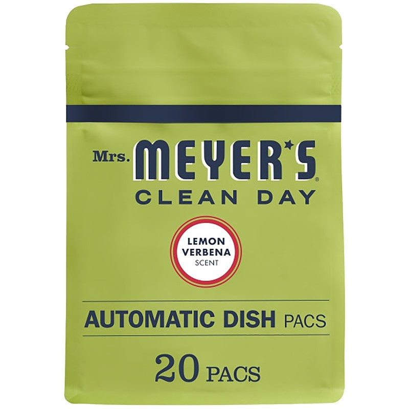 Mrs. Meyer's 14264 Dishwasher Soap Pack, Citrus, White