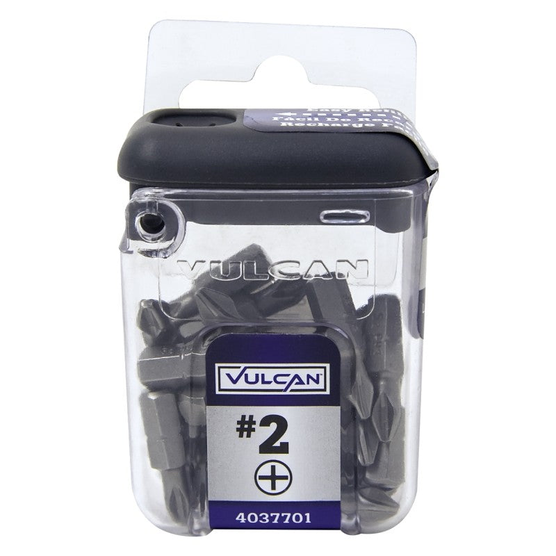 Vulcan 402901OR Screwdriver Bit, Hex Shank, S2 Chrome Molybdenum Steel