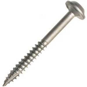 Kreg SML-C2-250 Pocket-Hole Screw, #8 Thread, 2 in L, Coarse Thread, Square Drive, Carbon Steel, Zinc, 250/PK