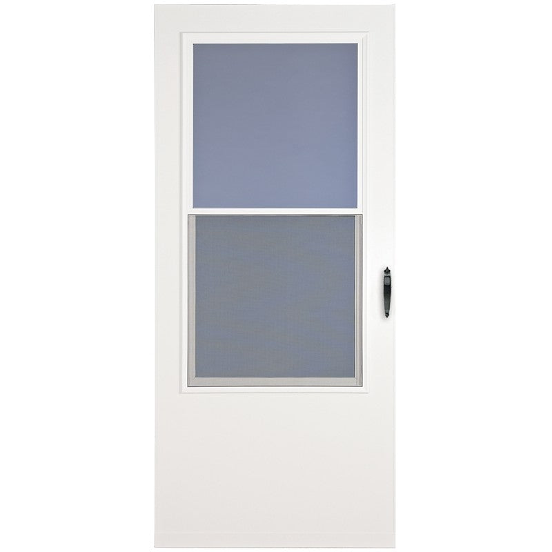 Larson 029832U Single-Vent Storm Door, 36 in W, 81 in H, White