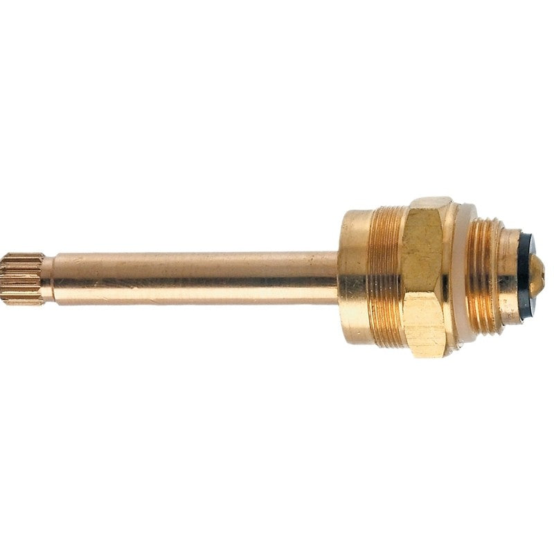 Danco 15526B Faucet Stem, Brass, 3-23/32 in L, For: Indiana Brass Two Handle Bath Faucets