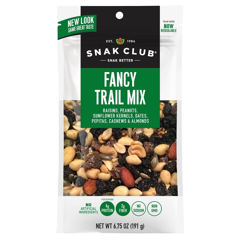 Snak Club CSU29457 Fancy Trail Mix, 6.75 oz (Pack of 6)