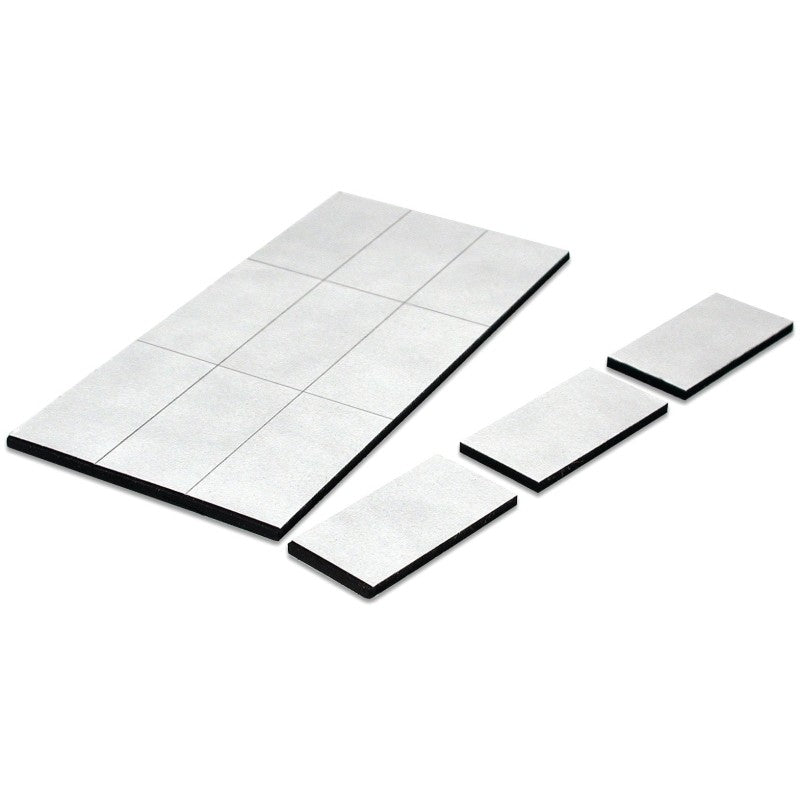 Magnet Source 07010 Magnet Disc and Tape Strip, Ferrite/Rubber Polymer, 3 in L, 2 in W, 0.06 in H