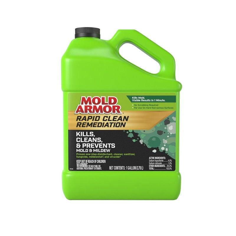 Mold Armor FG591 Remediation Mold Removal, 1 gal, Liquid, Bleach, Clear (Pack of 4)