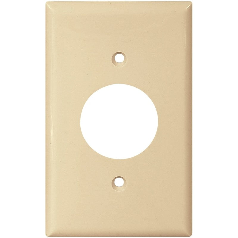 Eaton Wiring Devices 5131V-BOX Single Receptacle Wallplate, 4-1/2 in L, 2-3/4 in W, 1 -Gang, Nylon, Ivory (Pack of 15)