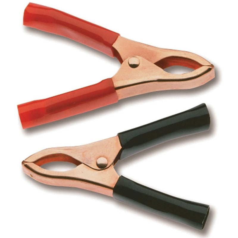 Gardner Bender 14-610 Battery Clamp, 5 in, 15/16 in Jaw Opening, Black/Red