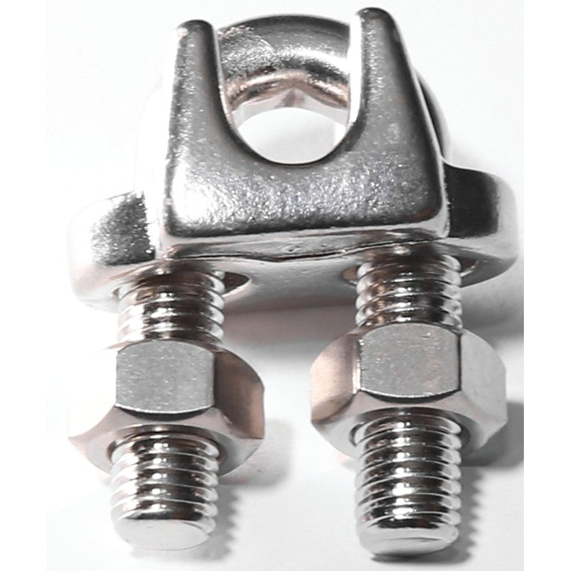 Baron 260S-1/8 Wire Rope Clip, 1/8 in Opening, Stainless Steel