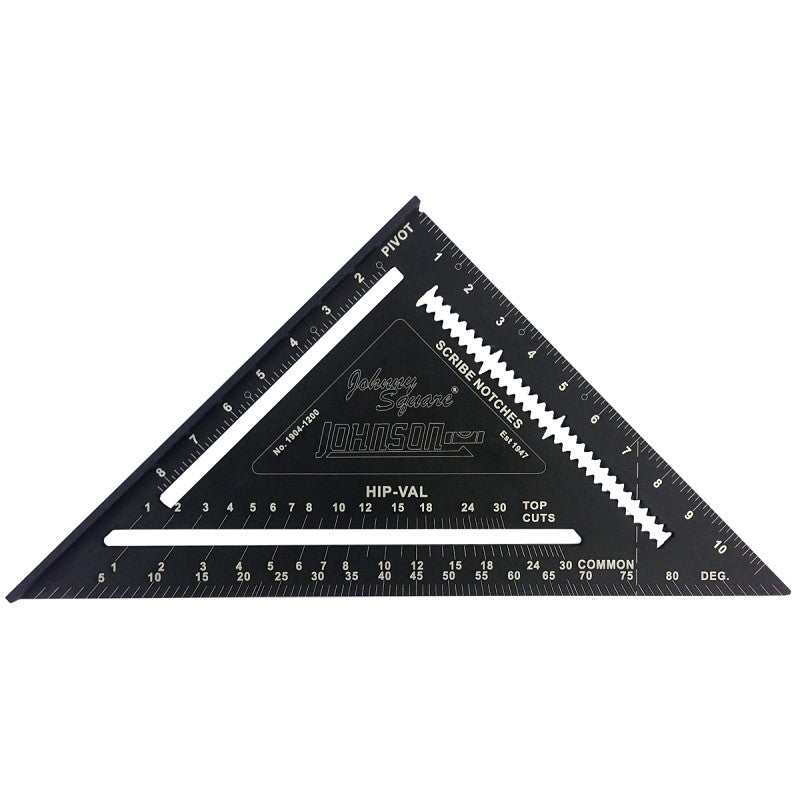 Johnson 1904-1200 Rafter Square, Aluminum, 12 in L