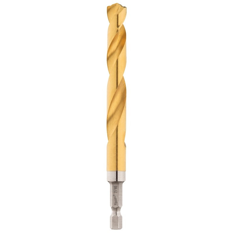 Milwaukee SHOCKWAVE Impact Duty 48-89-4625 Impact-Duty Drill Bit, 7/16 in Dia, 4.92 in OAL, 1/4 in Dia Shank