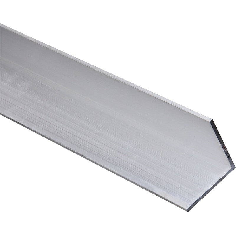National Hardware 4204BC Series N247-486 Angle Stock, 2 in L Leg, 72 in L, 1/8 in Thick, Aluminum, Mill