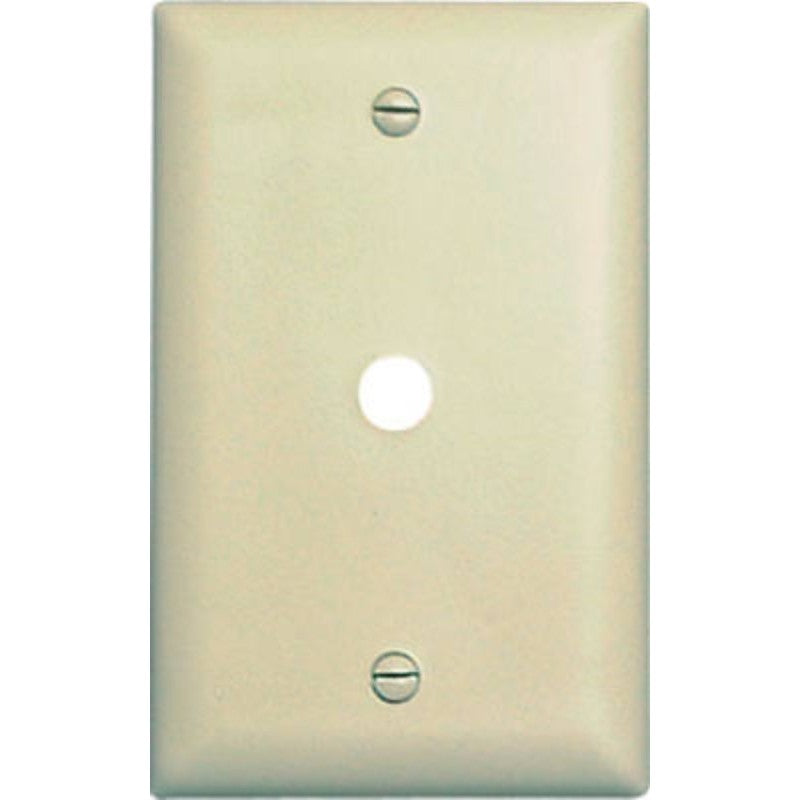 Legrand TradeMaster TP Series TP11ICC15 Wallplate, 4.7 in L, 1-Gang, Nylon, Ivory