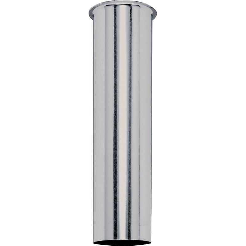 Plumb Pak PP161CP Sink Tailpiece, 1-1/4 in, 6 in L, Flange, Brass, Polished Chrome