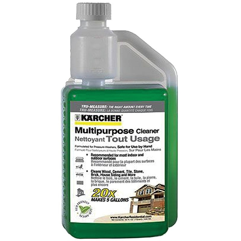 Karcher 9.558-145.0/120.0 Pressure Washer Detergent, Liquid, Surfactant, 1 qt