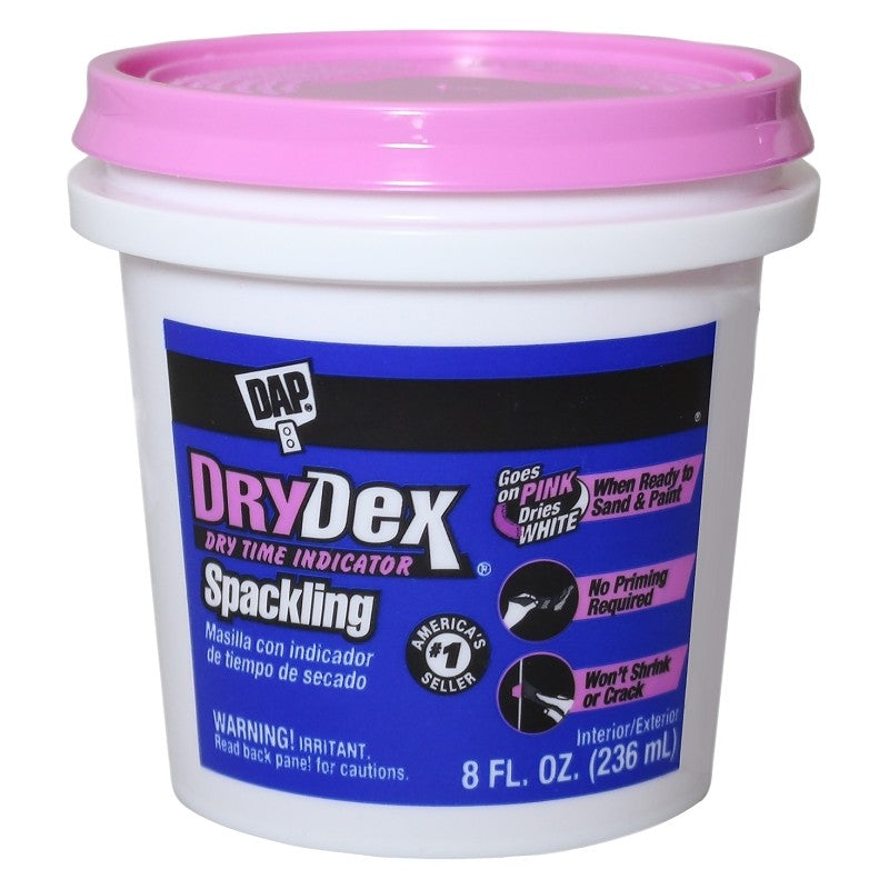 DAP 12328 Spackling Paste White, White, 8 fl-oz Tub