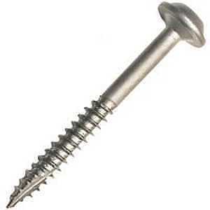 Kreg SML-C150-500 Pocket-Hole Screw, #8 Thread, 1-1/2 in L, Coarse Thread, Square Drive, Carbon Steel, 500/PK