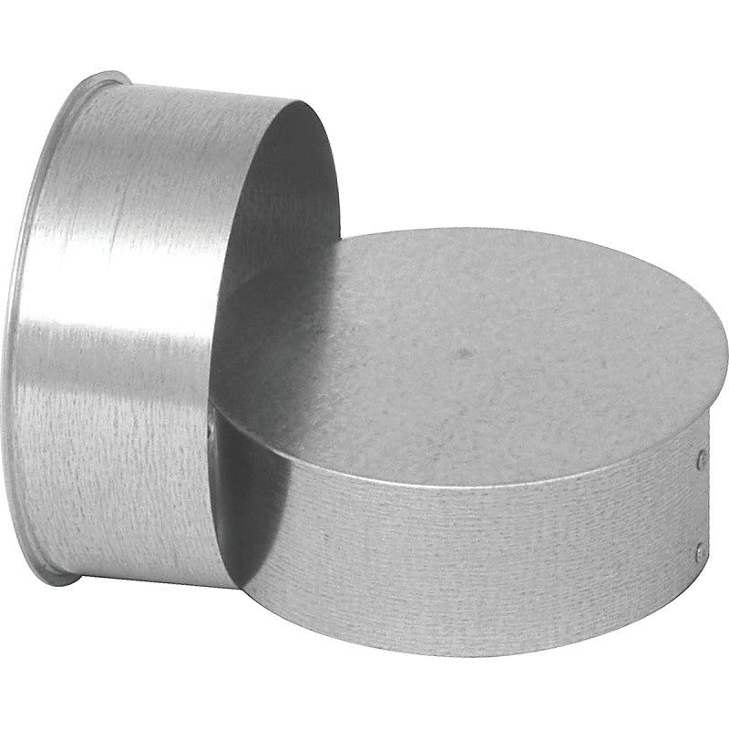 Imperial GV0726 Round End Cap, 8 in Dia, Galvanized Steel, Galvanized