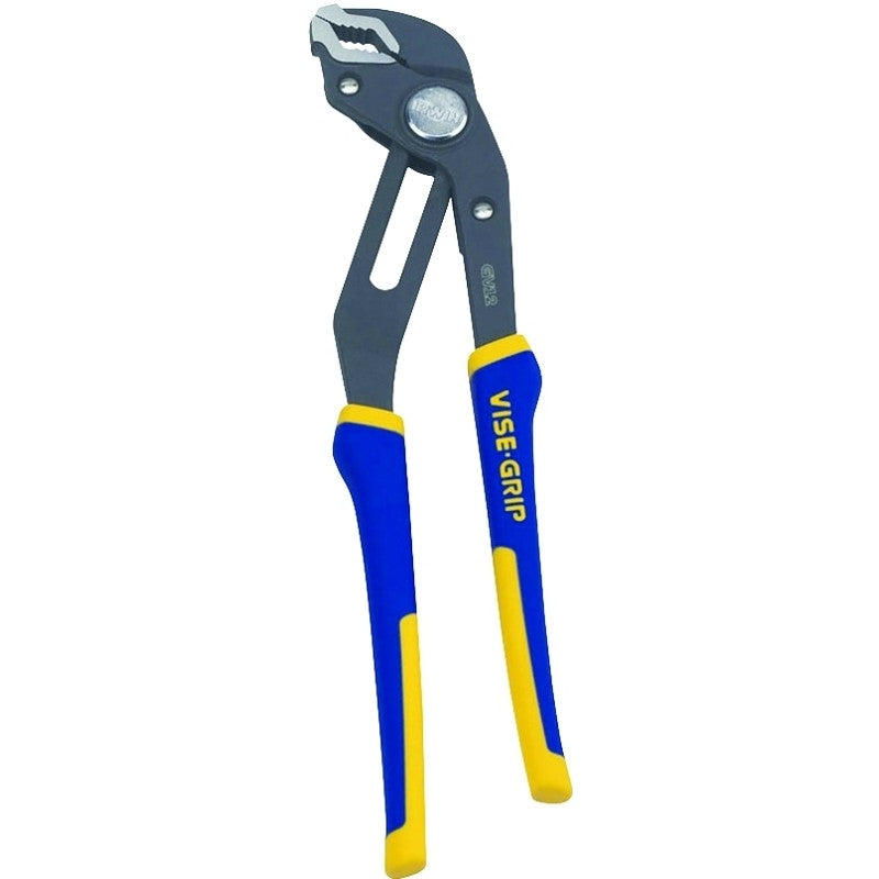 Irwin 2078112 Groove Lock Plier, 12 in OAL, 2-3/4 in Jaw Opening, Blue/Yellow Handle, Cushion-Grip Handle