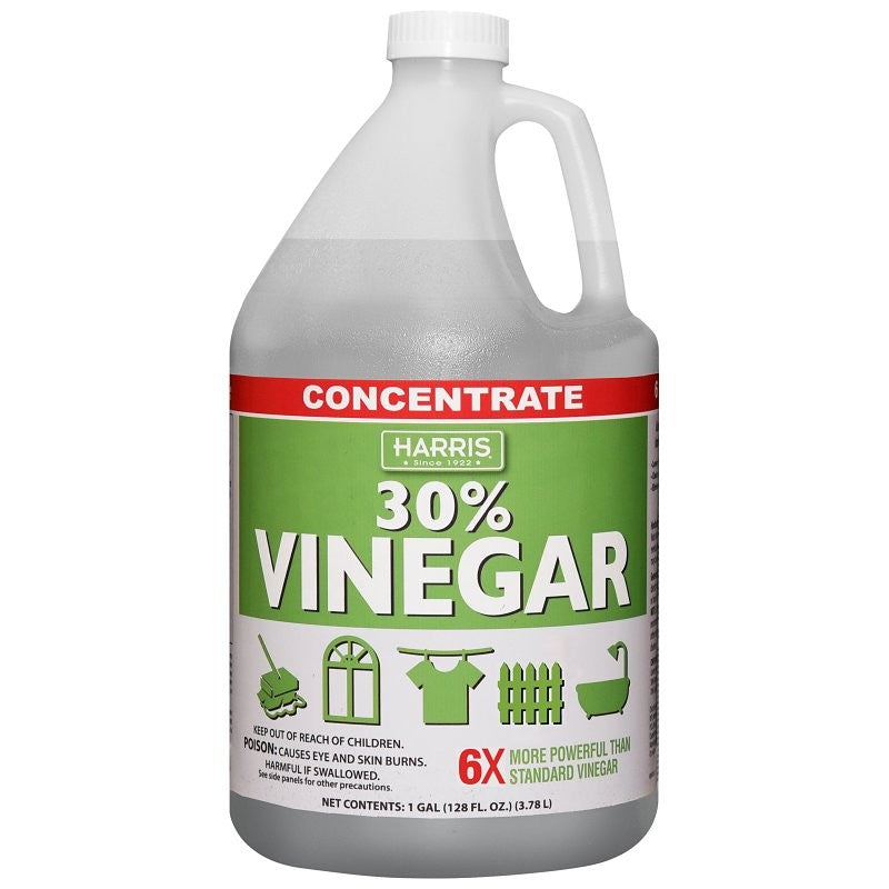 Harris VINE30-128 Cleaning Vinegar, 1 gal, Liquid, Vinegar, Pungent, Clear (Pack of 4)