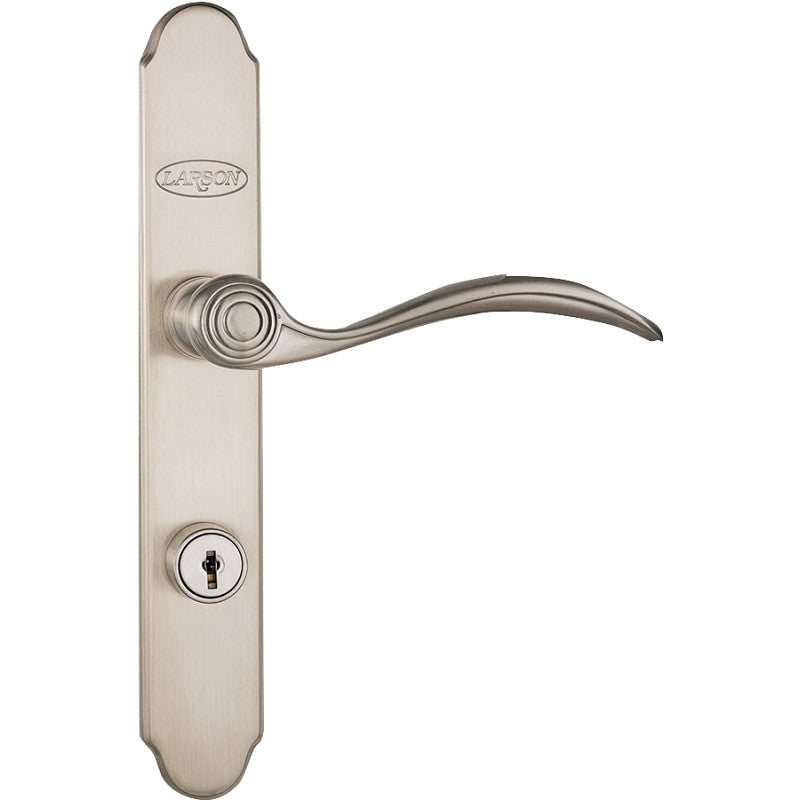 Larson QuickFit Series 20297817 Door Handleset, Metal, Brushed Nickel