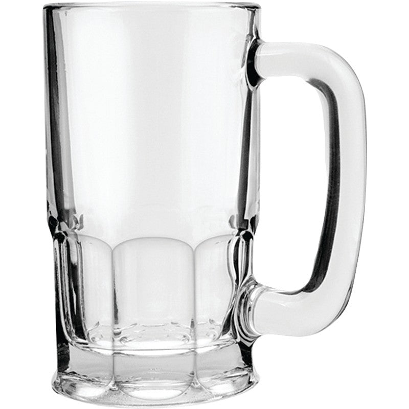 Anchor Hocking 93001 Beer Wagon Mug, 20 oz Capacity, Glass, Clear (Pack of 6)