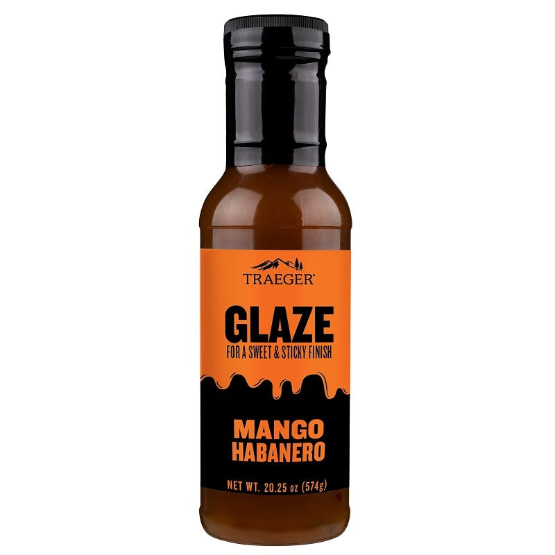 Traeger GLZ002 Barbeque Glaze, Mango Habanero, 12 oz Bottle (Pack of 6)
