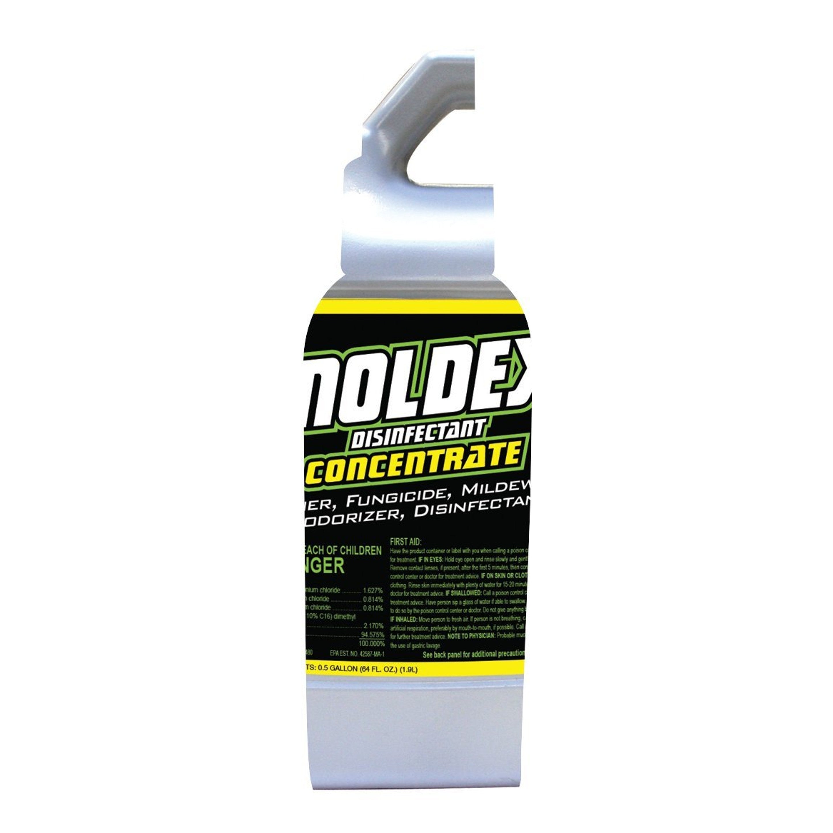 Moldex 5510 Concentrate Disinfectant, 64 oz, Liquid, Mild, Clear (Pack of 4)
