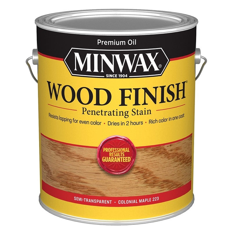 Minwax 71005000 Wood Stain, Oil Base, Colonial Maple, Liquid, 1 gal, Can (Pack of 2)