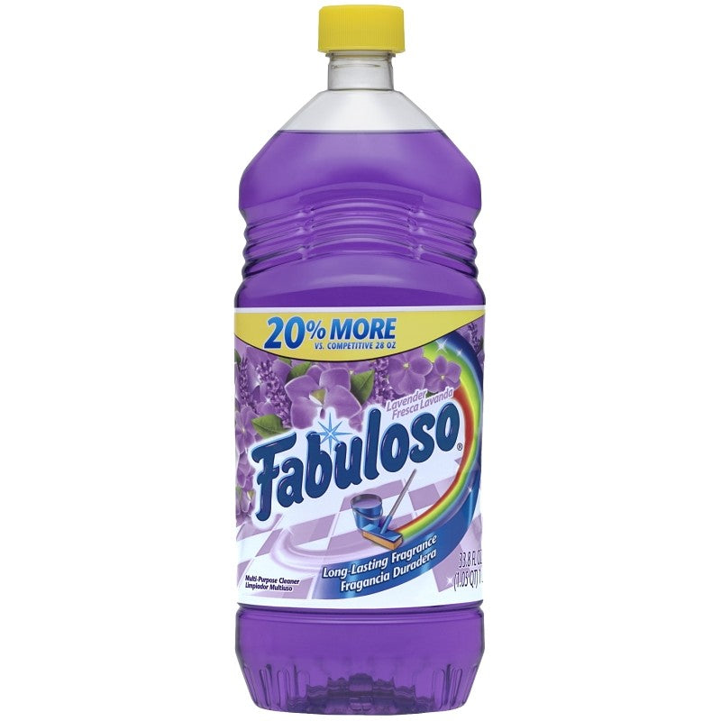 Fabuloso 153096 All-Purpose Cleaner, 33.8 oz, Liquid, Lavender, Purple