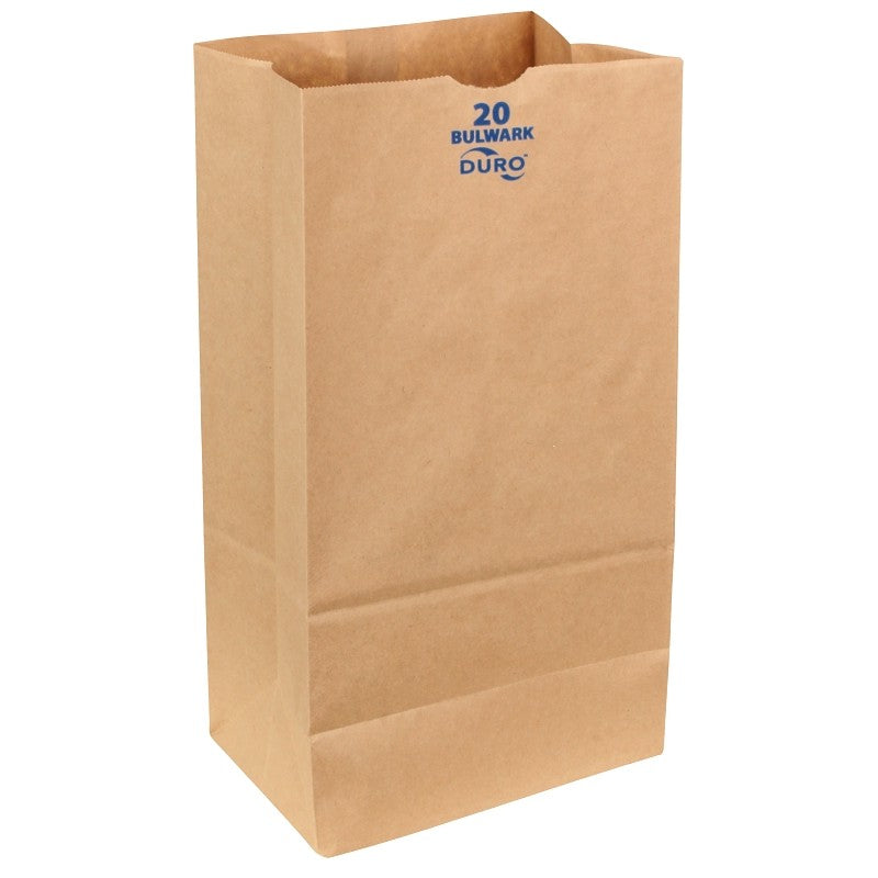 Duro Bag 71020 Series Heavy-Duty SOS Bag, 5-5/16 in W, 8-1/4 in L, Virgin Paper, Kraft