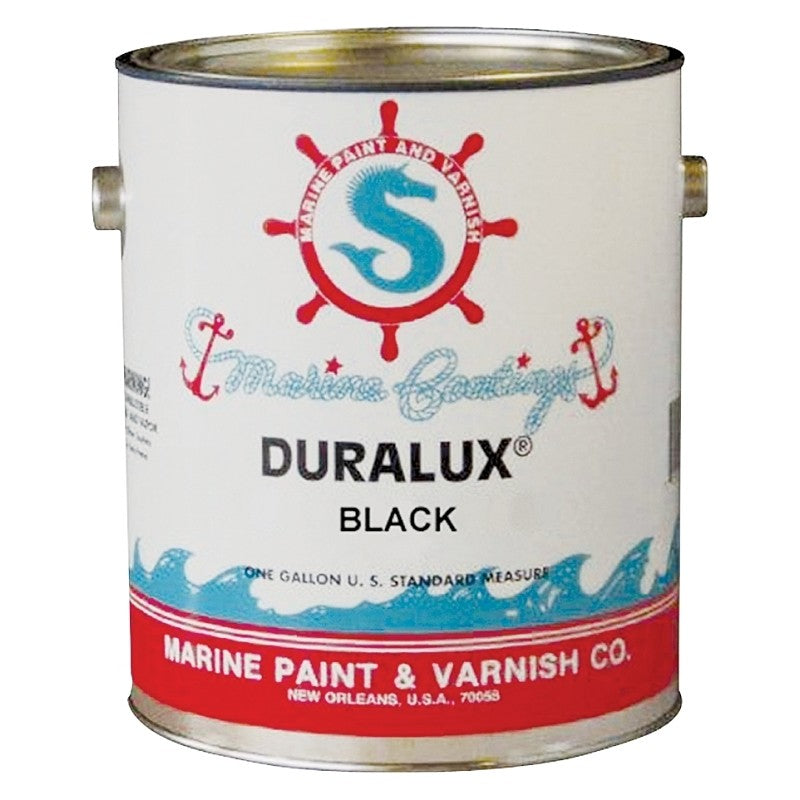 Duralux M722-1 Marine Enamel, High-Gloss, Black, 1 gal Can (Pack of 4)