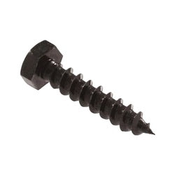 5/16 By 1-1/2 Inch Hex Lag Screws Black Coated Finish 6 Pack