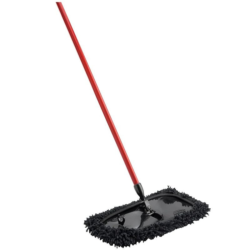 Libman 926 Extra Large Floor Dust Mop, 9 in W Head, 18 in L Head, Microfiber Head, Cut End, Steel Handle, 50-3/4 in L