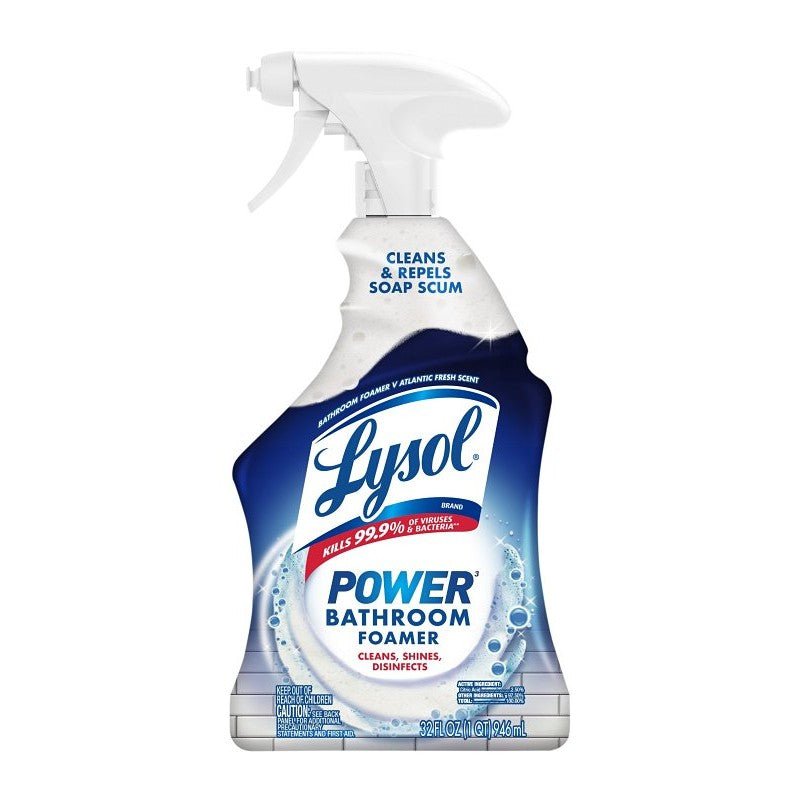 Lysol Island Breeze 1920002699 Bathroom Cleaner, 32 oz Bottle, Liquid, Water White