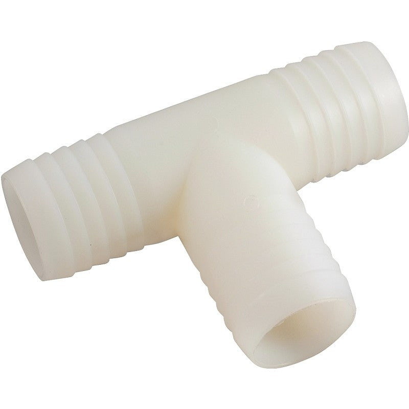 Anderson Metals 53724-12 Hose Tee, 3/4 in, Barb, Nylon