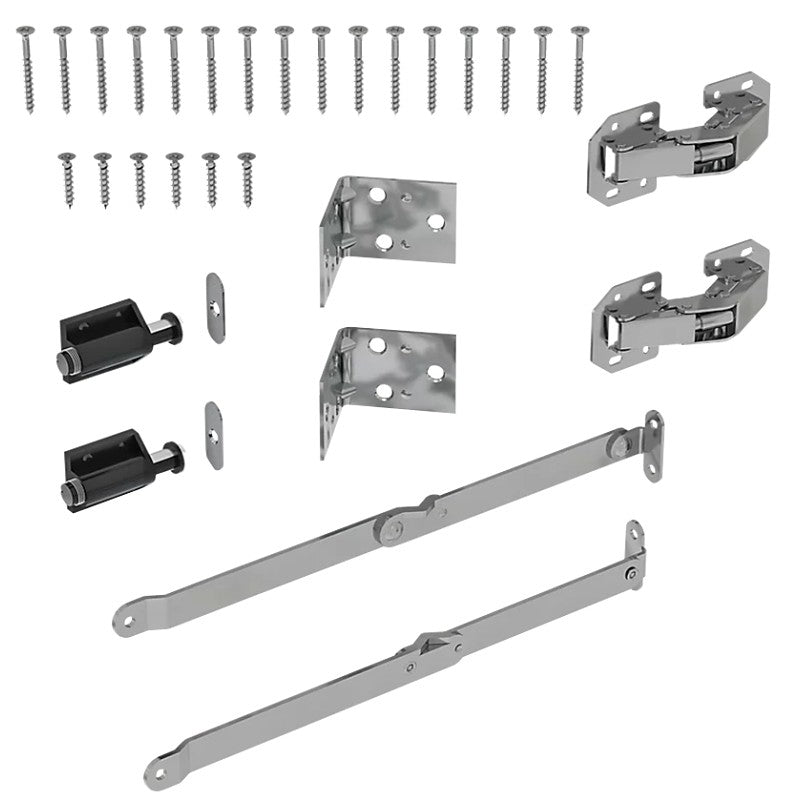 National Hardware N900-005 Wall Organizer Hardware Kit, Fold Down, Plastic/Steel