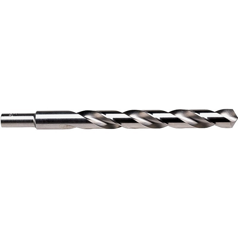 Irwin 73829 Jobber Drill Bit, 29/64 in Dia, 5-5/8 in OAL, Spiral Flute, 2-Flute, 29/64 in Dia Shank, Reduced Shank