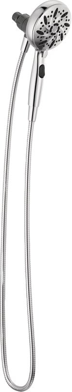 Delta SureDock 75689 Magnetic Hand Shower, 1.75 gpm, 6-Spray Function, Chrome, 72 in L Hose