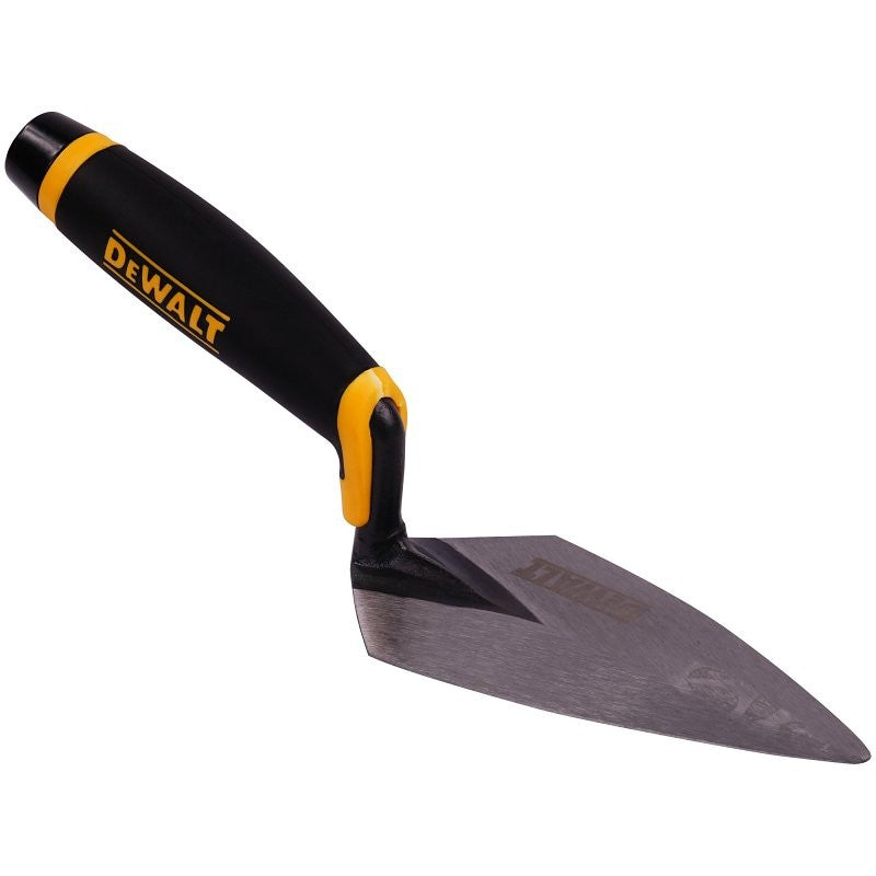 DEWALT DXTT-3-753 Pointing Trowel, 5 in L Blade, 2-1/2 in W Blade, Carbon Steel Blade, Non-Slip, Soft Grip Handle