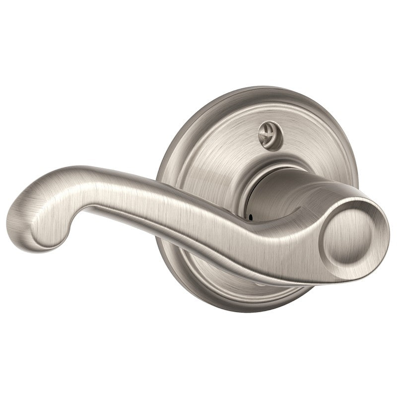 Schlage F Series F170VFLA619LH Left Hand Dummy Lever, Mechanical Lock, Metal, Residential, Satin Nickel, Left Hand