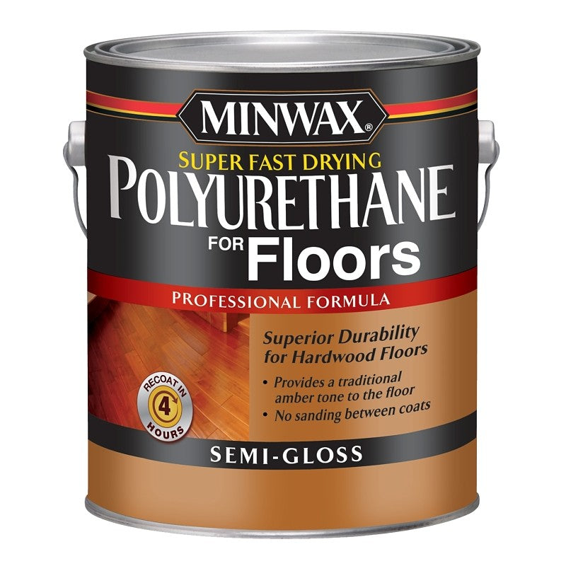 Minwax 130210000 Polyurethane, Oil Base, Clear, Semi-Gloss, Liquid, 1 gal Can, 0.89 Specific Gravity (Pack of 2)