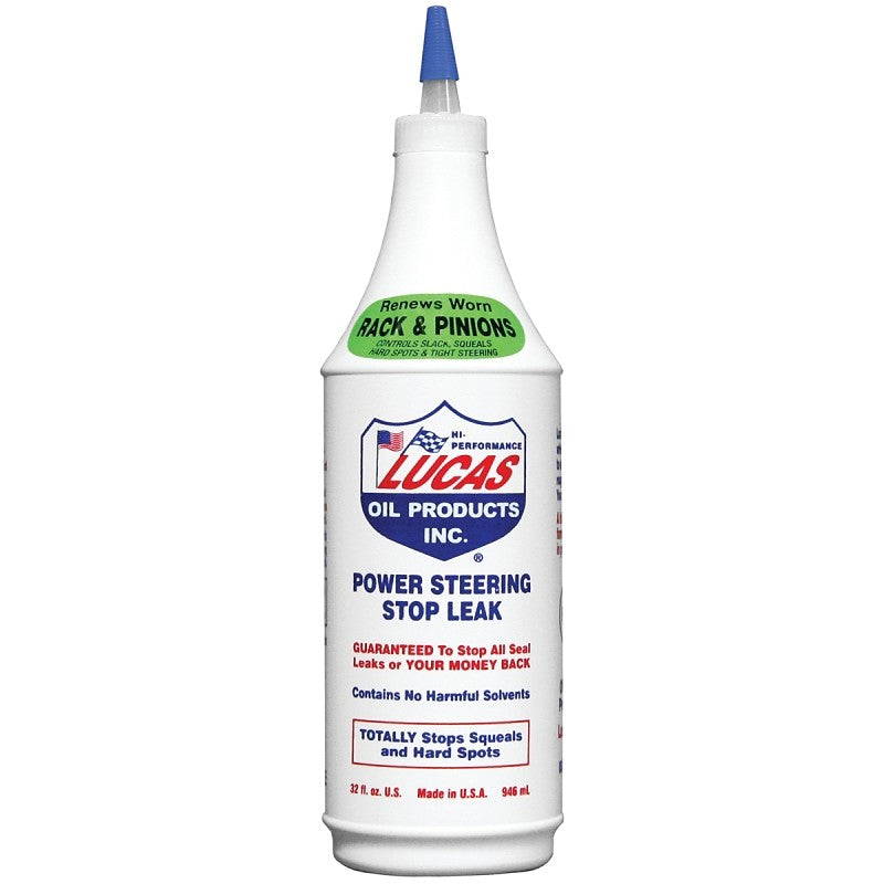 Lucas Oil 10011 Power Steering Fluid Light Red, 1 qt Bottle