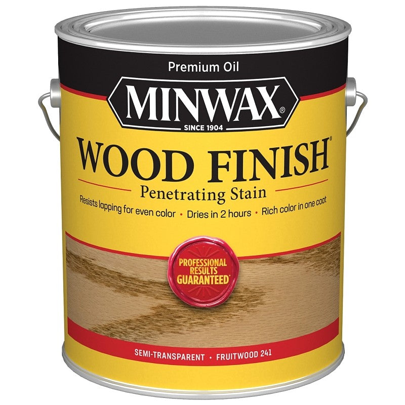 Minwax 71010000 Wood Stain, Oil Base, Fruitwood, Liquid, 1 gal, Can (Pack of 2)