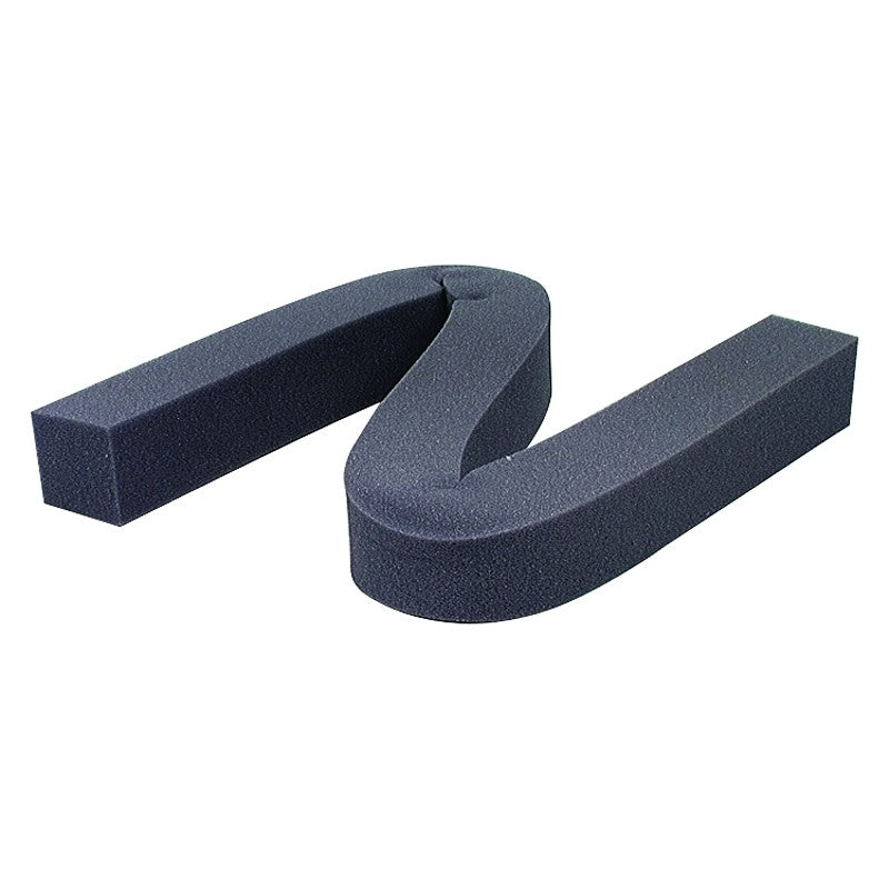 M-D 02006 Weatherstrip, 1-1/4 in W, 1-1/4 in Thick, 42 in L, Foam, Gray