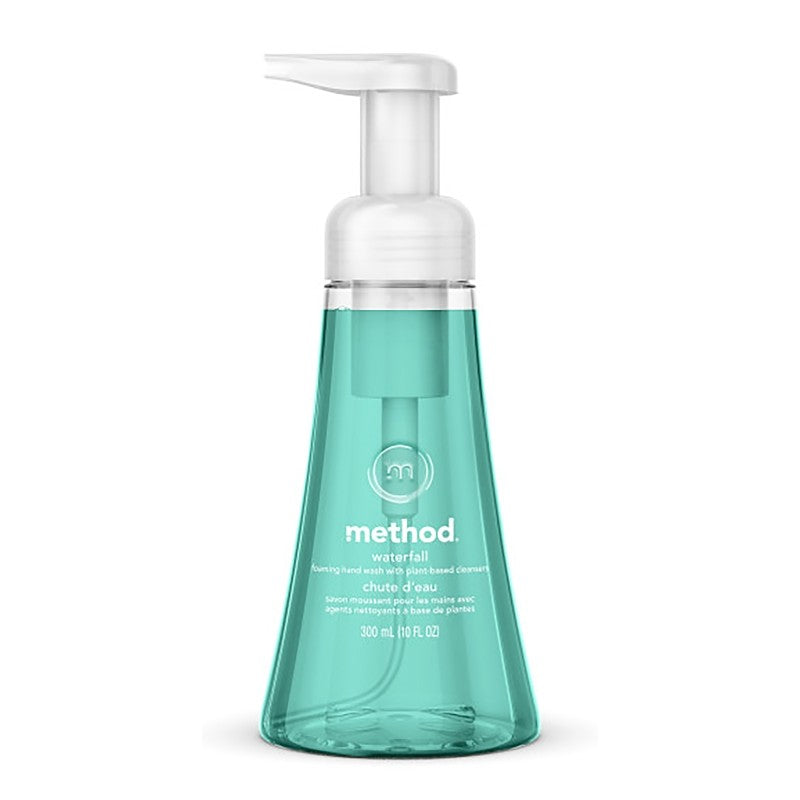 method 1160 Foaming Hand Wash, Aqua, Waterfall, 10 oz Bottle