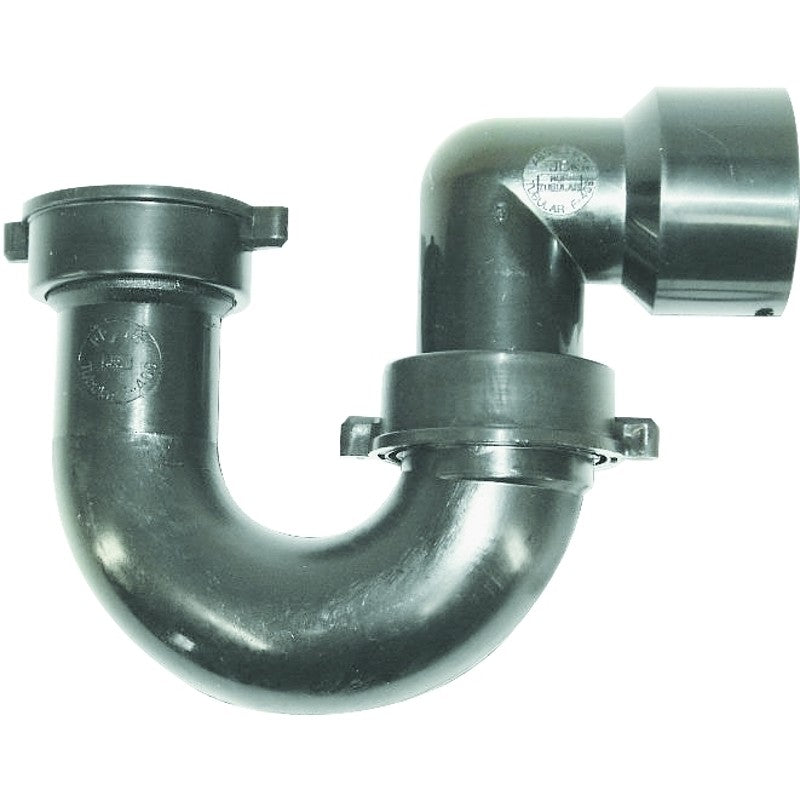 US Hardware P-687C Bathtub Trap, ABS, Black