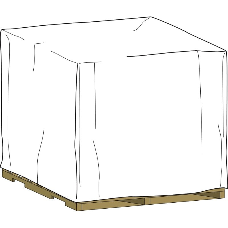 Poly-America PC5242 Painter's Sheeting, 72 in L, 52 in W, Clear, 100 per Roll