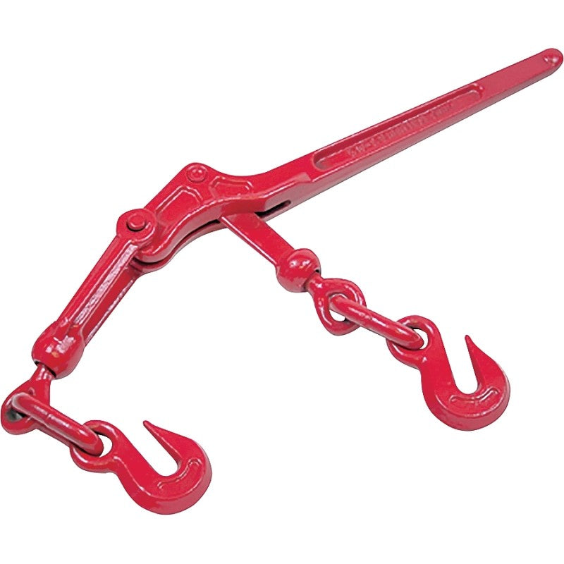 Ancra 45943-11 Load Binder, 3/8 to 1/2 in Chain/Rope, 9200 lb Working Load, Steel, Red