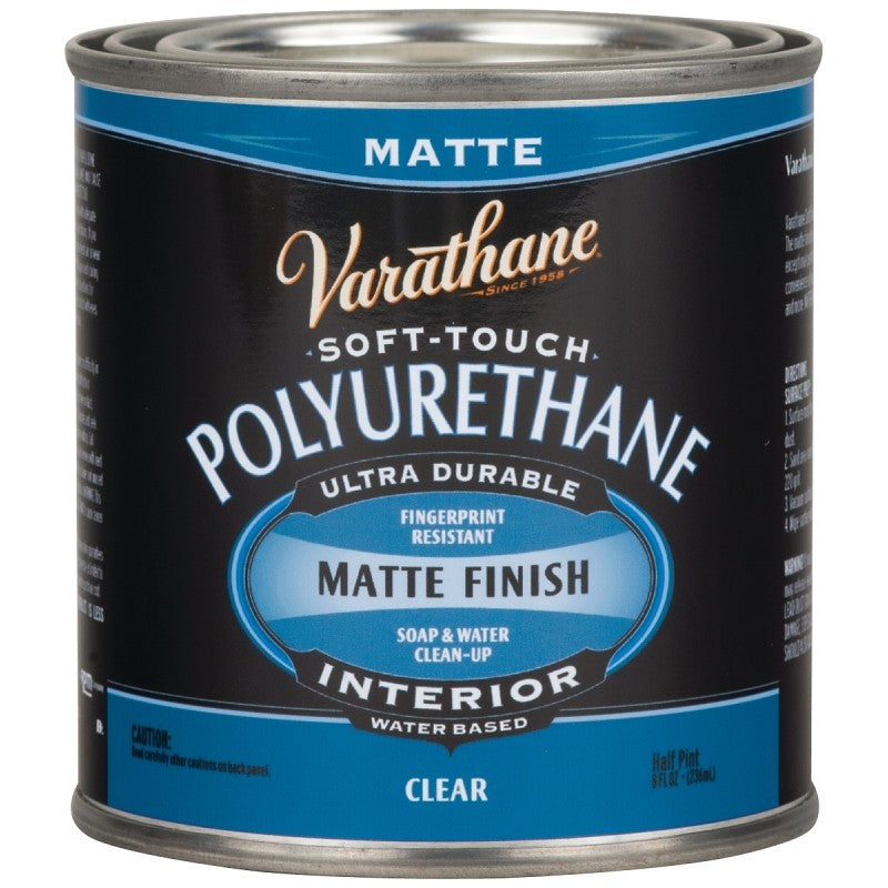 Varathane 262075 Polyurethane, Liquid, Clear, 0.5 pt, Can