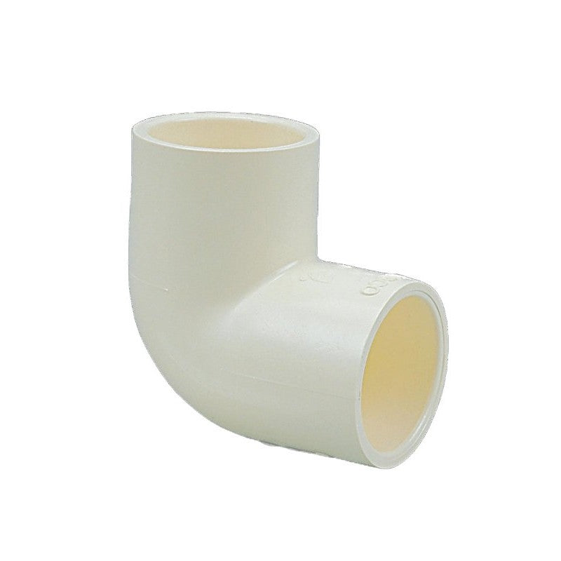 Nibco T00120C Pipe Elbow, 3/4 x 1/2 in, 90 deg Angle, CPVC, 40 Schedule