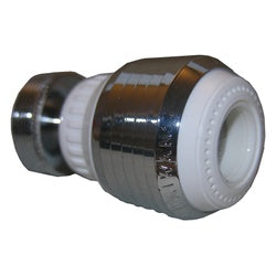 White Chrome Swivel Spray Aerator